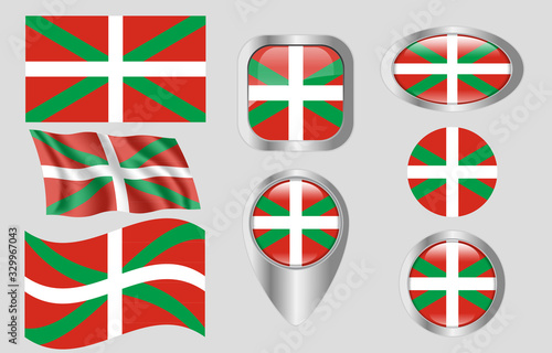 Flag of Basque Country, Spain