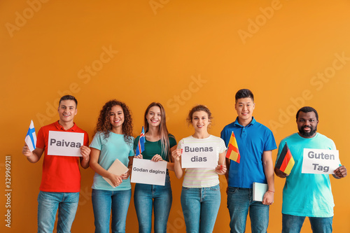 Young students of language ...
