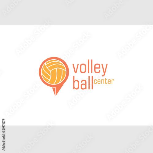 volleyball logo for your team, company, match and business needs