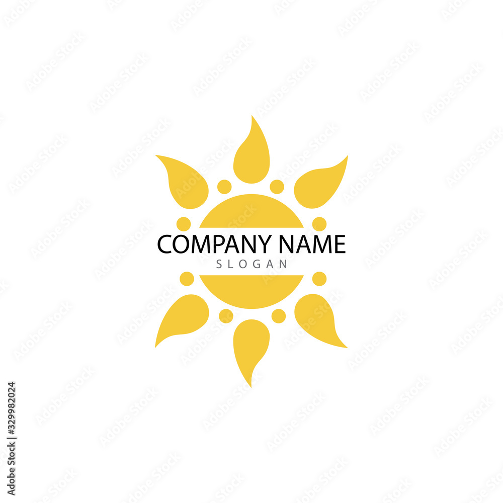 Sun Vector illustration Icon Logo Template design Sun Vector illustration Icon Logo Template design
