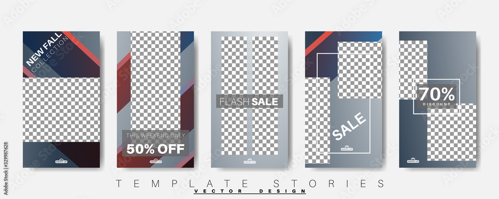 Story background template that can be edited. Vector background for modern designs for social media. Post frame template Story background template that can be edited. Vector background for modern designs for social media. Post frame template