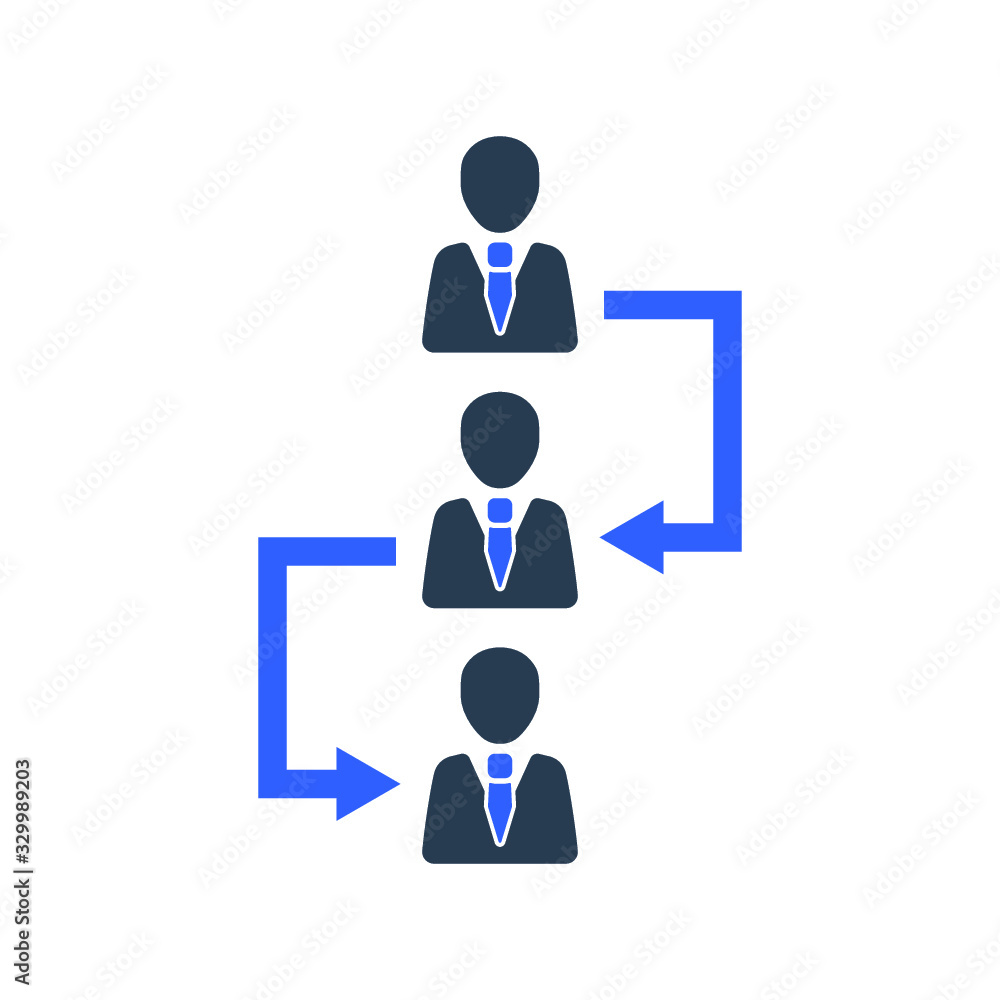 Employee chain icon