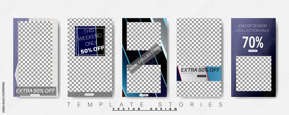 Story background template that can be edited. Vector background for modern designs for social media. Post frame template Story background template that can be edited. Vector background for modern designs for social media. Post frame template
