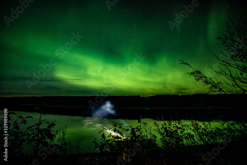 Aurora Borealis Northern Lights Yukon Territory Canada