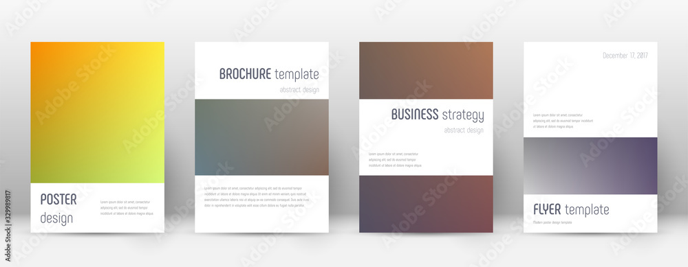 Flyer layout. Minimalistic radiant template for Br Flyer layout. Minimalistic radiant template for Br
