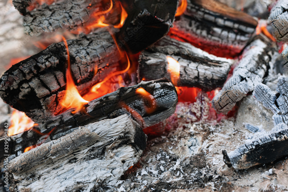 macro photo coals as backdrop. fire wood macro photo coals as backdrop. fire wood