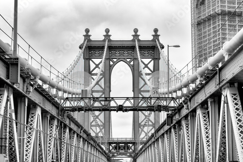 Fotografi manhattan bridge in new york