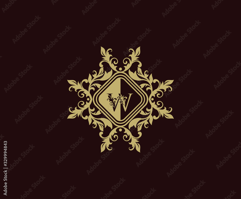 Luxury logo design with initial W. Elegant flourishes W Letter. Border carved frame logo template. Vintage vector element. Luxury logo design with initial W. Elegant flourishes W Letter. Border carved frame logo template. Vintage vector element.