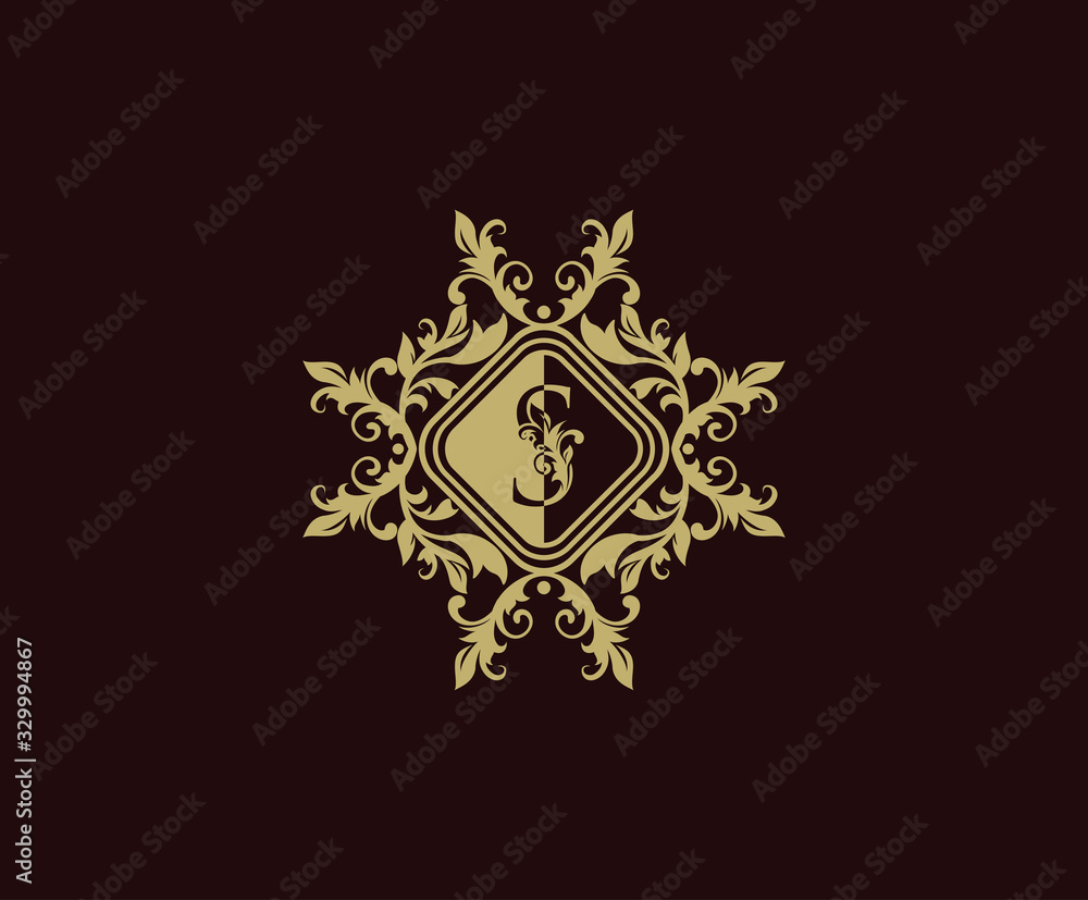 Luxury logo design with initial S. Elegant flourishes S Letter. Border carved frame logo template. Vintage vector element. Luxury logo design with initial S. Elegant flourishes S Letter. Border carved frame logo template. Vintage vector element.