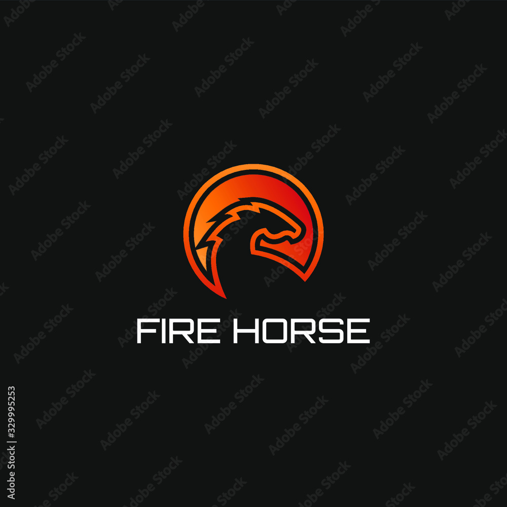 VECTOR LOGO WITH MODERN, UNIQUE AND CLEAN HORSE CONCEPTS VECTOR LOGO WITH MODERN, UNIQUE AND CLEAN HORSE CONCEPTS