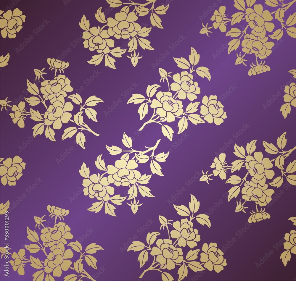 wedding card design, paisley floral pattern , India wedding card design, paisley floral pattern , India