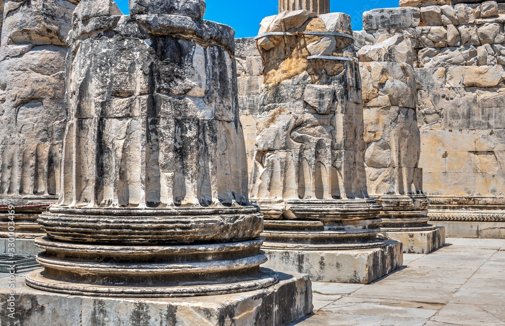 Columns of the Temple of Apollo at Didyma, Turkey