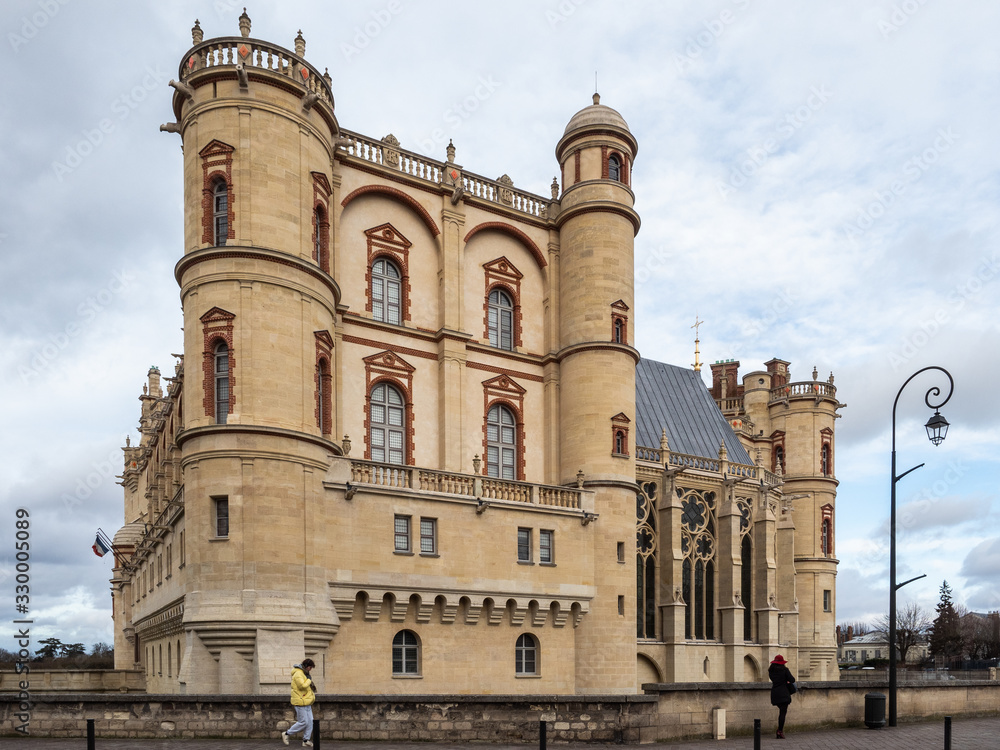 château royal de Saint Germain-en-Laye dans les Yvelines en France