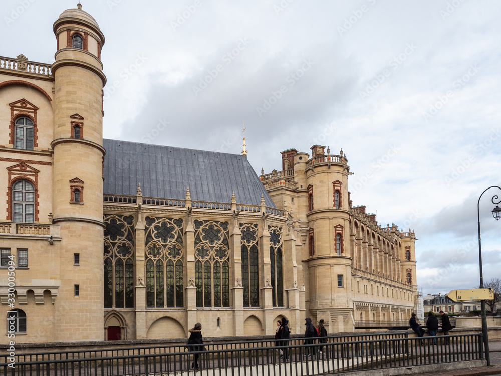 château royal de Saint Germain-en-Laye dans les Yvelines en France