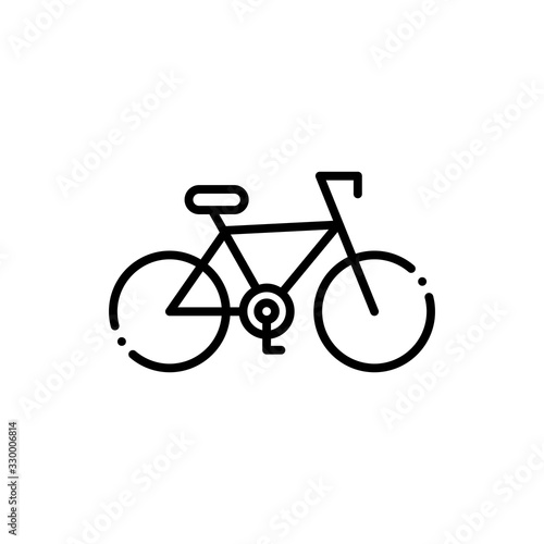 Cycle Vector Icon Line style Illustrations.
