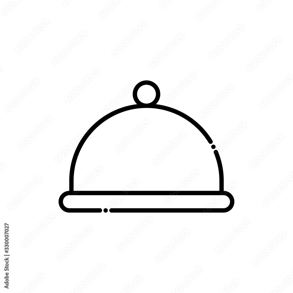 Platter Vector Icon Line style Illustrations. Platter Vector Icon Line style Illustrations.