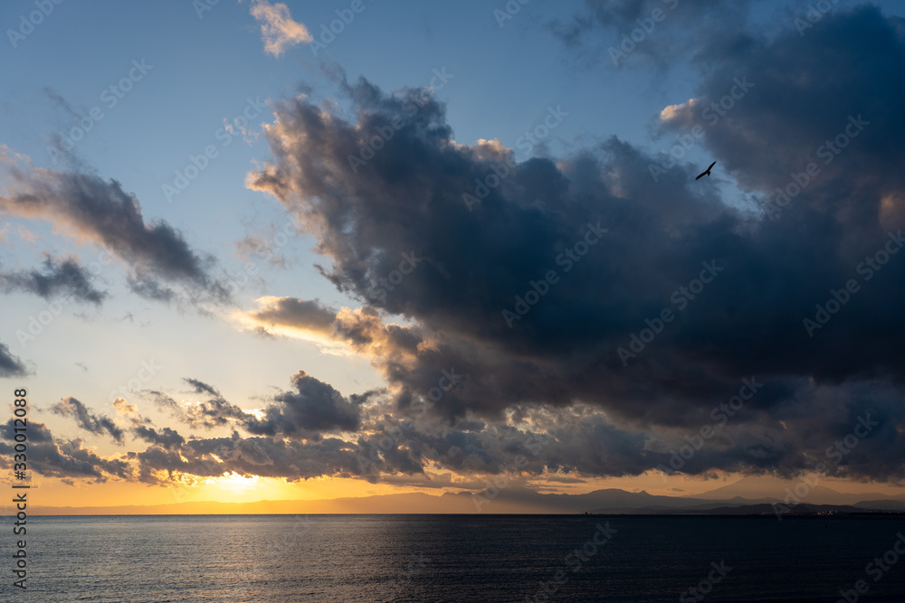 夕日 夕日