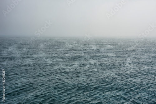 The deep sea is shrouded in dense and dense fog