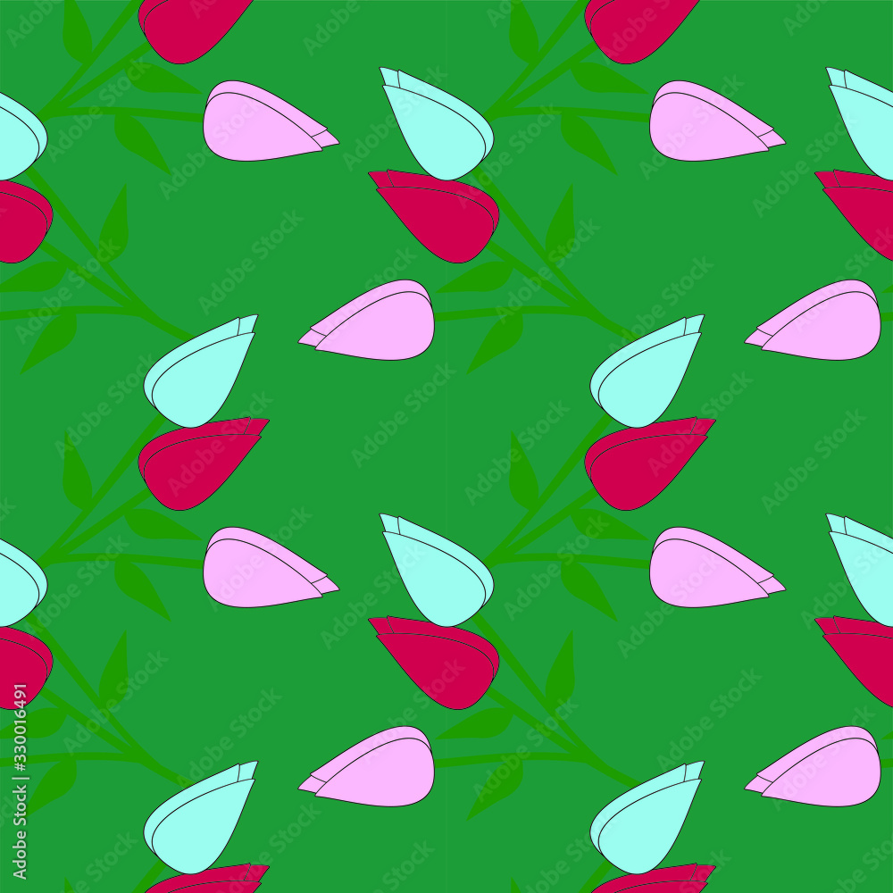 seamless pattern with flowers seamless pattern with flowers