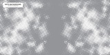 Vector halftone dots background. white comic pattern.