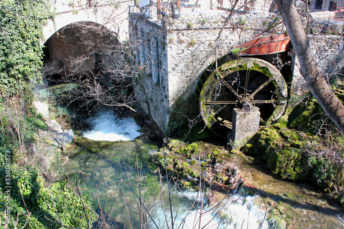 Springs of Kryas in Livadeia Boeotia Greece