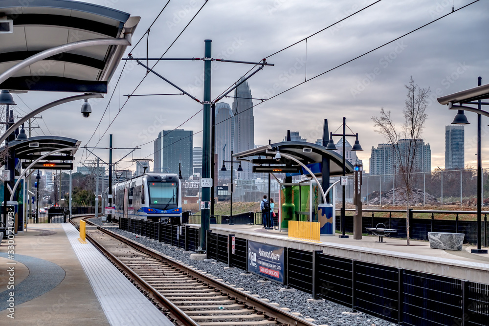 Charlotte north carolina city skyline and downtown Charlotte north carolina city skyline and downtown