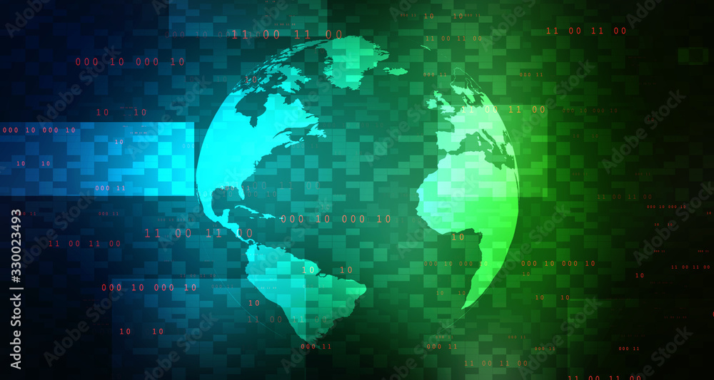 2d illustration world map abstract background 2d illustration world map abstract background