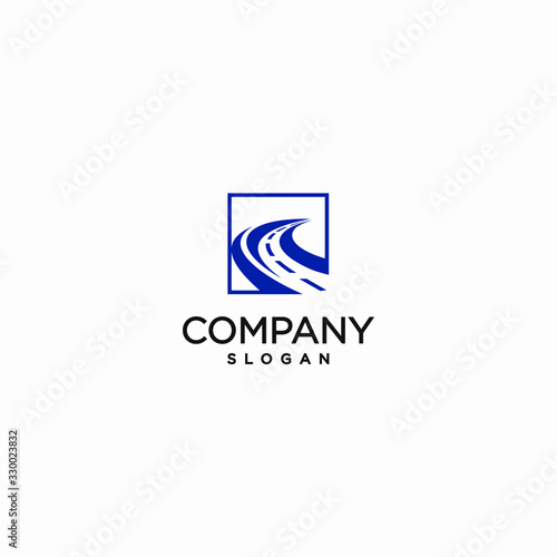 VECTOR LOGO WITH MODERN, UNIQUE AND CLEAN ROAD CONCEPTS