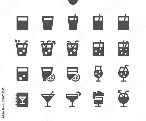 Drinks v2 UI Pixel Perfect Well-crafted Vector Solid Icons 48x48 Ready for 24x24 Grid for Web Graphics and Apps. Simple Minimal Pictogram