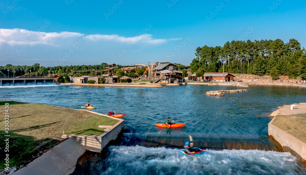 Obraz premium natinal whitewater center in charlotte north carolina