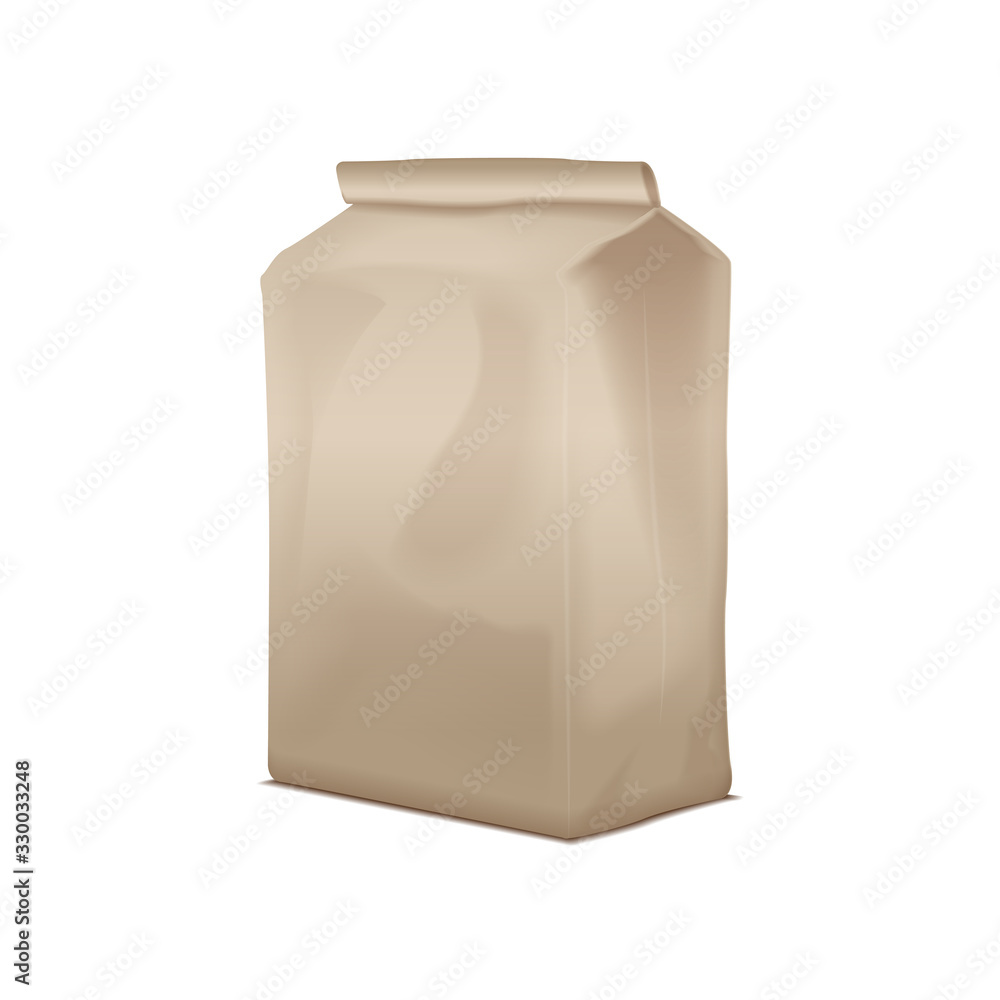 Fotografie Blank cardboard take away lunch package