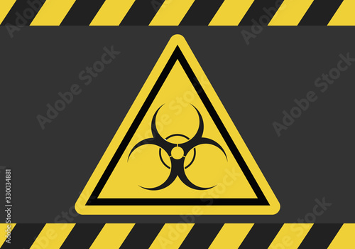 Aviso por contagio de virus de covid-19 o viruela del mono