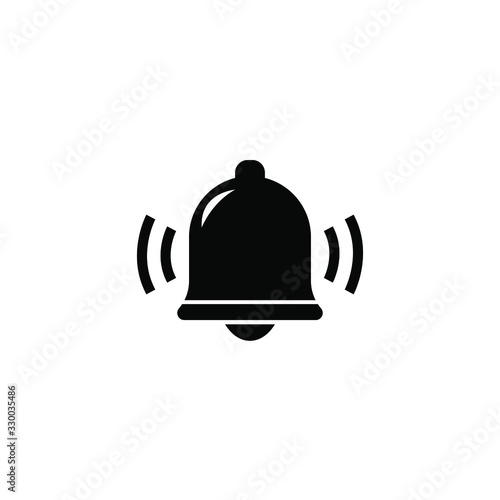Ringing bell icon. Vector illustration isolated on white background.