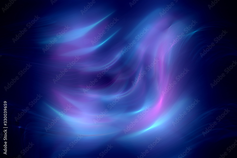 Blue and pink abstract smoke background with blurred motion effect