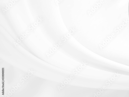 White cloth background abstract with soft waves.white crumpled blanket