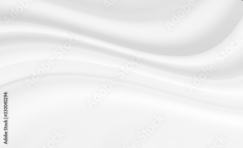 White cloth background abstract with soft waves.vintage wallpaper.