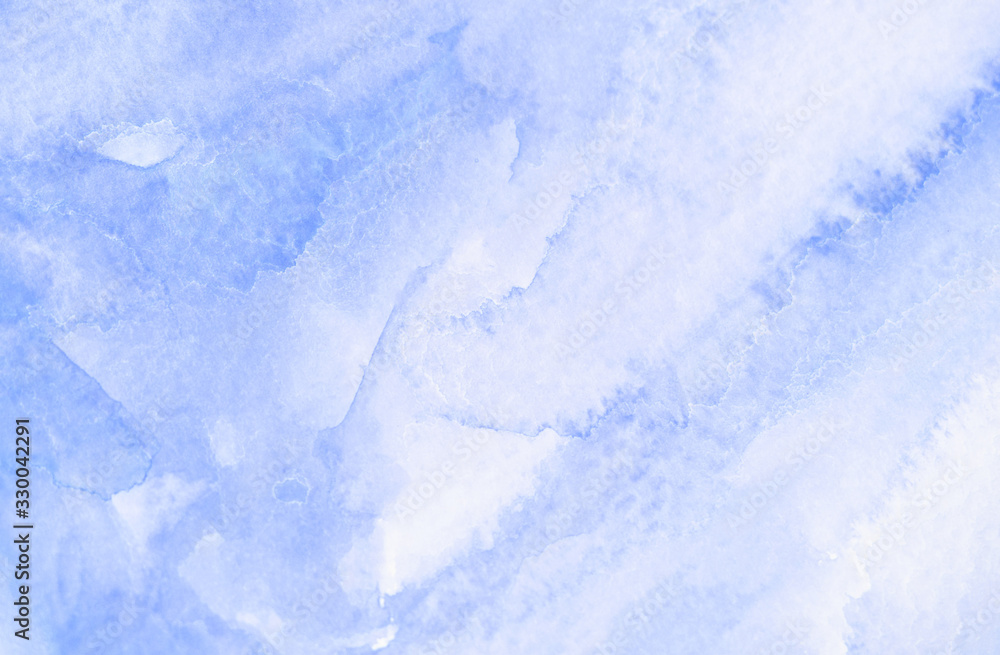 Fototapeta premium Watercolor stains on white paper ink texture