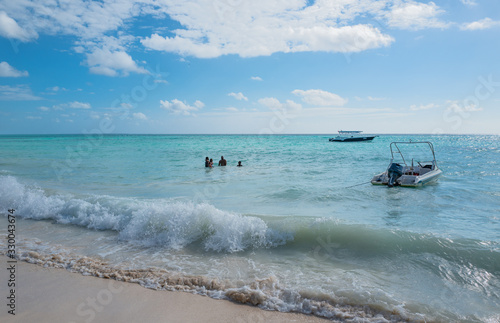 Caribbean islands, architectures on the colorful seascapes
