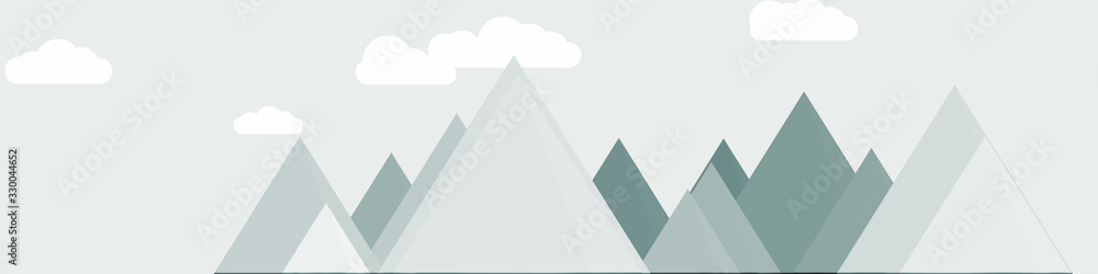 Abstract Random Placed Mountains Panorame Generative Art background illustration Abstract Random Placed Mountains Panorame Generative Art background illustration