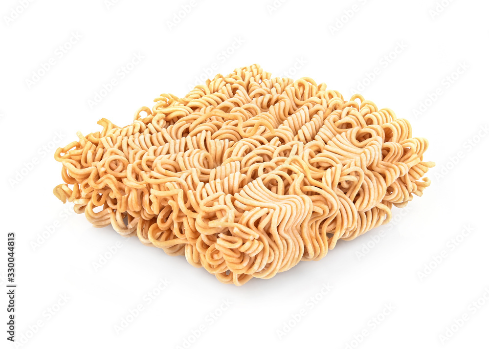 Instant noodles isolated on white background Instant noodles isolated on white background