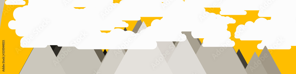 Abstract Random Placed Mountains Panorame Generative Art background illustration Abstract Random Placed Mountains Panorame Generative Art background illustration