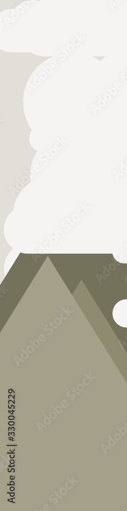 Abstract Random Placed Mountains Panorame Generative Art background illustration Abstract Random Placed Mountains Panorame Generative Art background illustration
