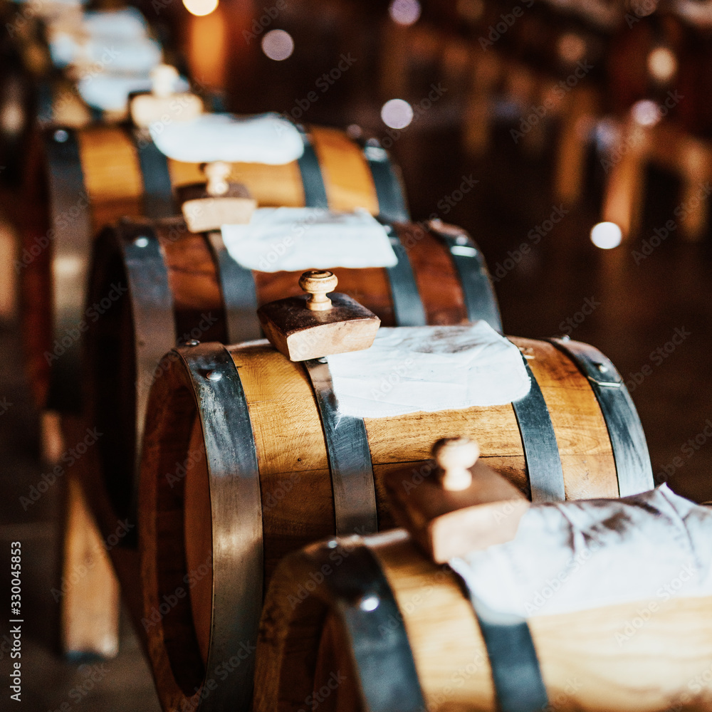 Traditional balsamic vinegar barrels in Modena, Emilia Romagna, Italy
