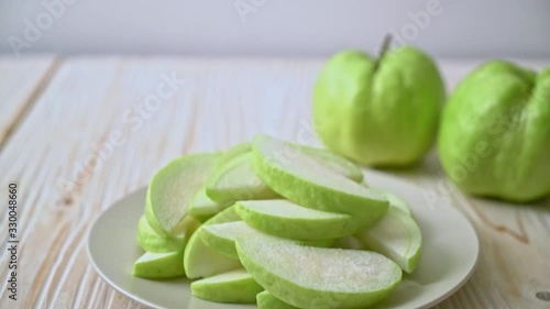 Wallpaper Mural fresh guava fruits (tropical fruit) sliced Torontodigital.ca