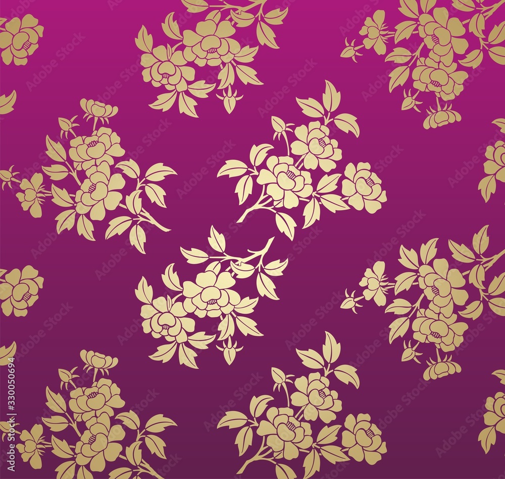 wedding card design, paisley floral pattern , India wedding card design, paisley floral pattern , India