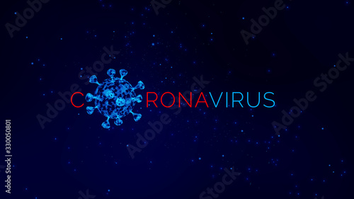 Background motion of virus evolution spread pandemic epidemic global europe italy China Coronavirus cure with drug detection scientific medical tech technology innovation laboratory diagnosis research photo