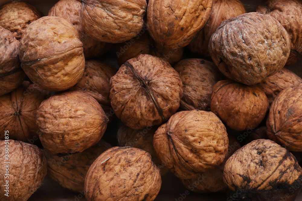 Photography of walnuts for food background Photography of walnuts for food background