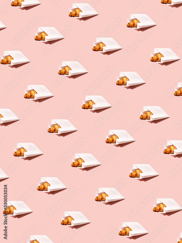 Creative background for breakfast to go. Creative background for breakfast to go.