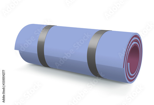 Reversible yoga mat. Fitness equipment