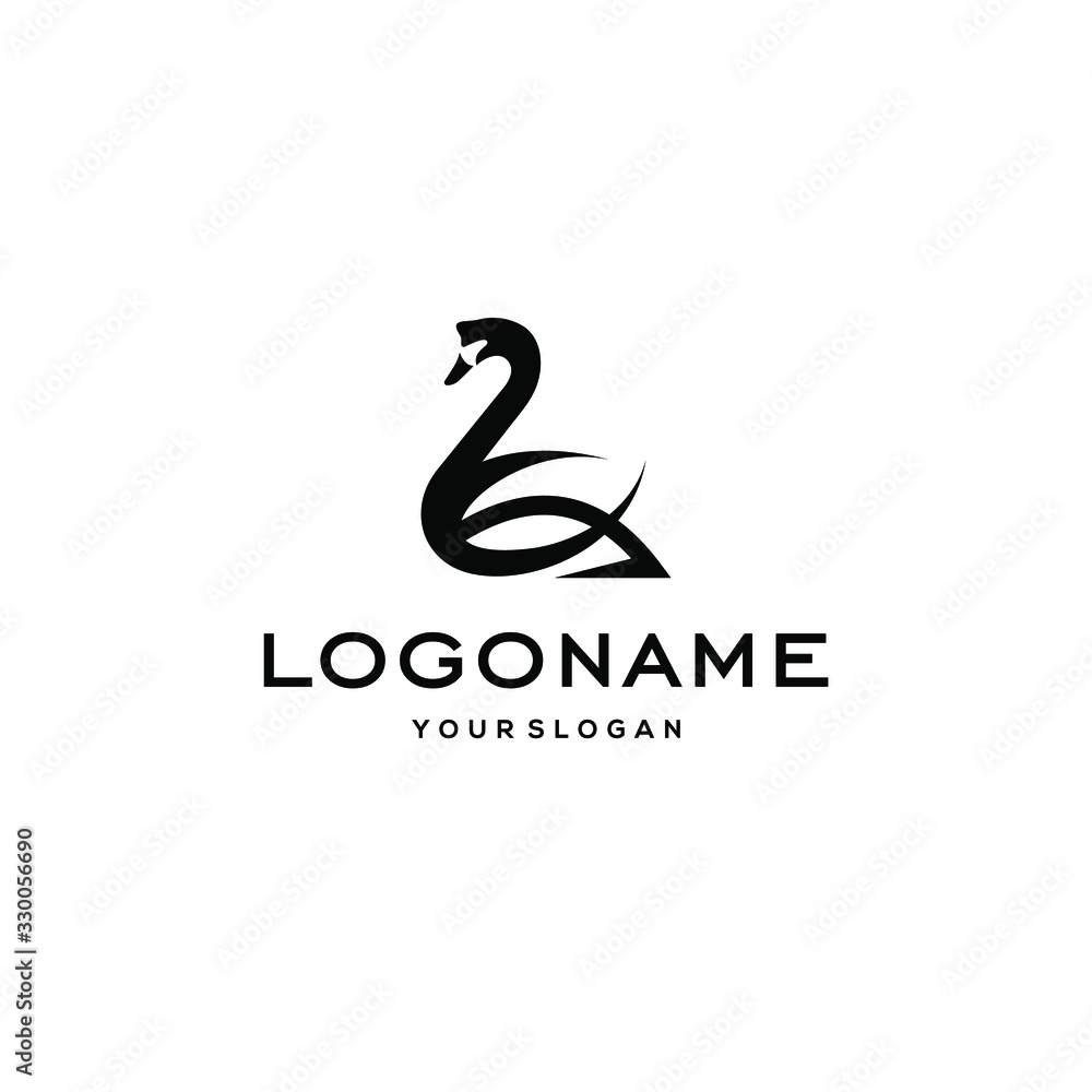 swan logo,goose or duck icon design vector in trendy and abstract luxury line outline style swan logo,goose or duck icon design vector in trendy and abstract luxury line outline style